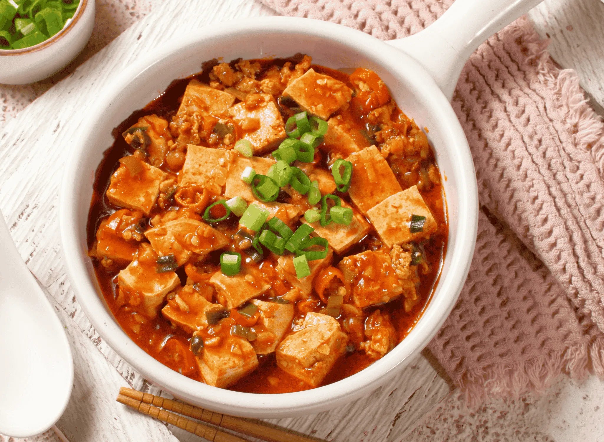 Rezeptbild: Mapo Tofu – Pikant, würzig und authentisch wie in Sichuan