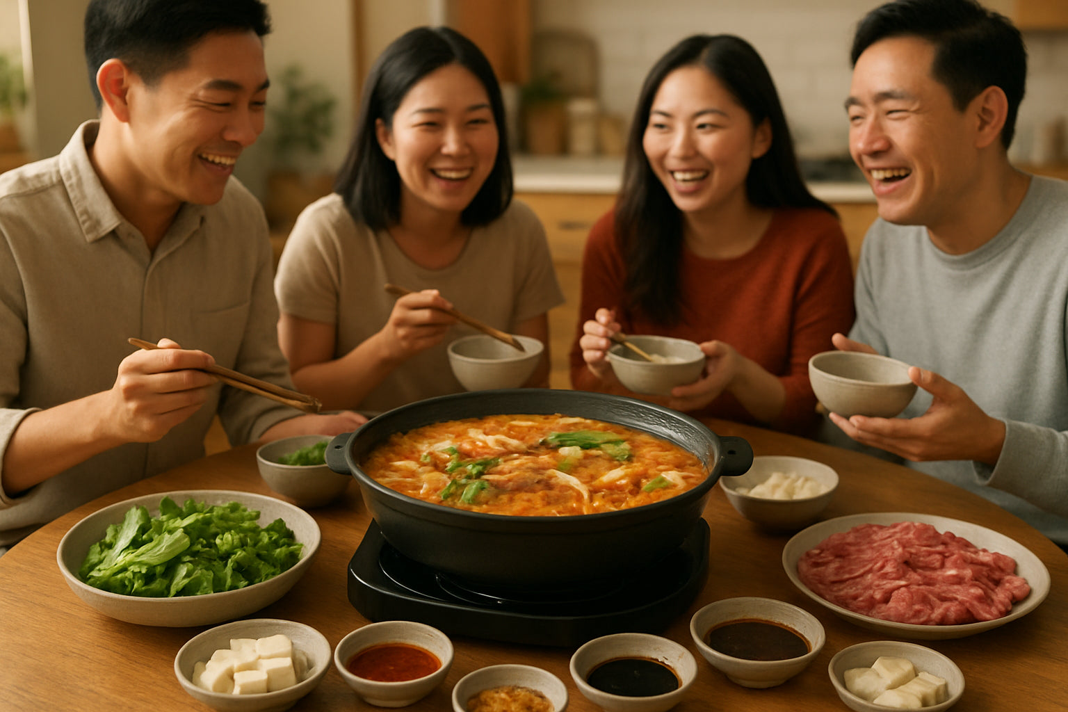Newsbild: Koreanisches Hot Pot Erlebnis zuhause: Zutaten und Tipps für ein geselliges Mahl