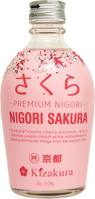 KIZAKURA Sake (Nigori) Sakura, 10% vol, Nigori - trüber ungefilterter Sake 300ml