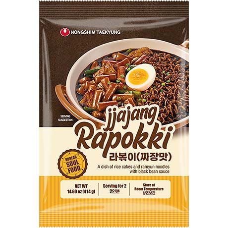 NONGSHIM Tteokbokki mit Ramyun & Jjajang Soße 414g