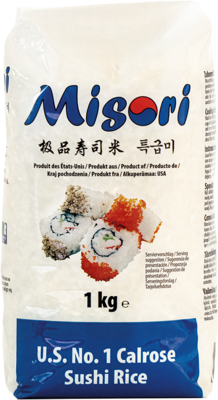 MISORI Calrose Reis / Sushi Reis 1kg