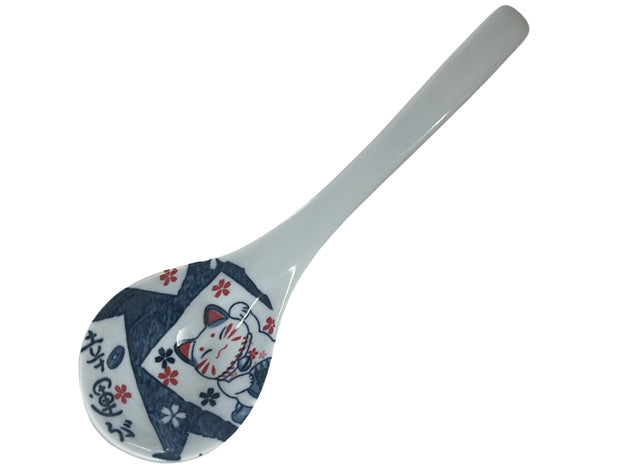 GOLDEN TURTLE Glückskatze Keramikslöffel 21cm