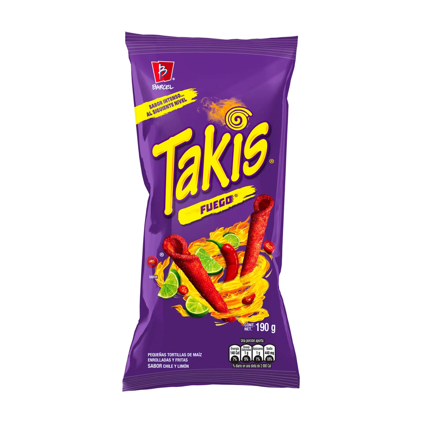 TAKIS Mais Chips Fuego 190g