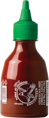 UNI-EAGLE Chilisauce, Sriracha, scharf, MSG free, Glutamat frei 200ml