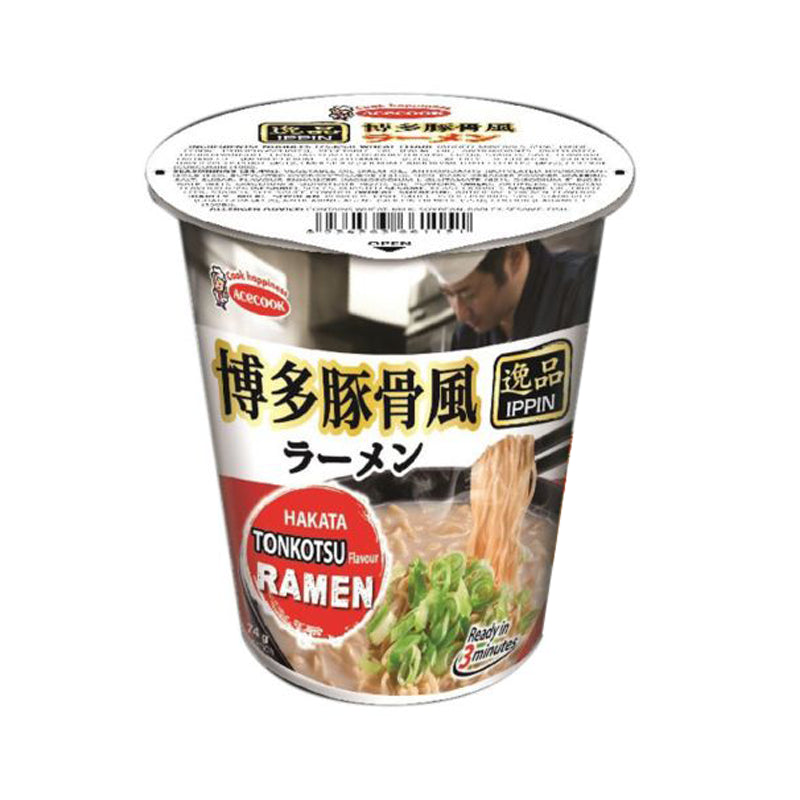 ACECOOK IPPIN Instantnudeln mit Tonkotsu Geschmack 73ml
