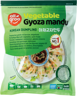 ALLGROO Dumpling mit Gemüse Gyoza Mandu 160g