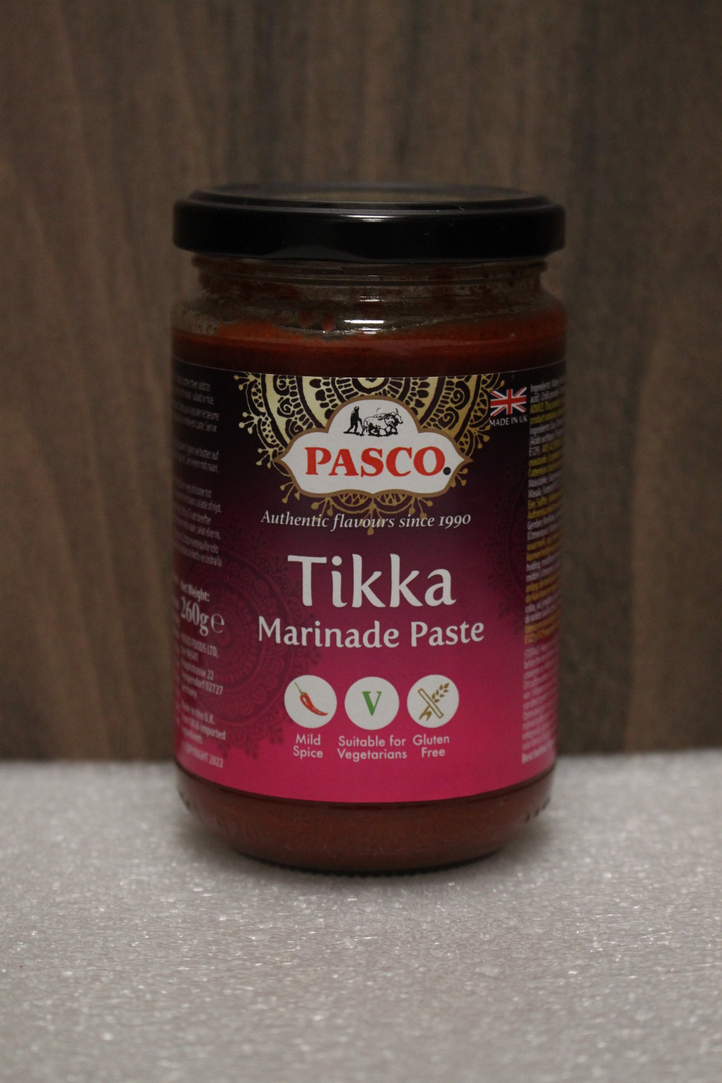 PASCO Tikka Würzpaste 260g