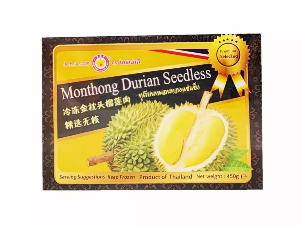 THAI AO CHI Premium kernlose Durian Monthong 450g