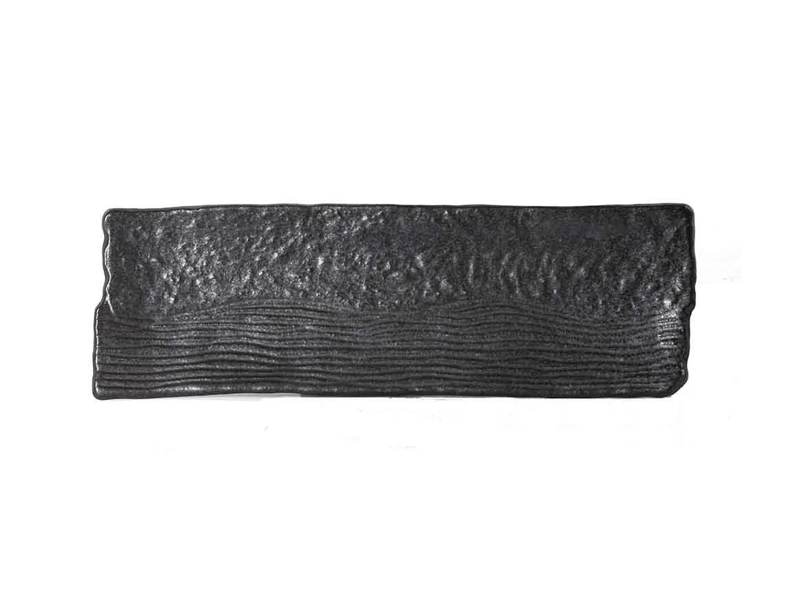 Teller, viereckig schwarz: 32.5X10.5X2cm