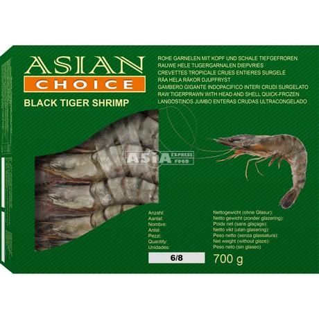 ASIAN CHOICE Black Tiger Garnele HOSO 16/20 0.7kg