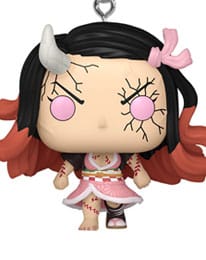 FUNKO Demon Slayer: Kimetsu no Yaiba POP! Vinyl Schlüsselanhänger 4 cm Nezuko(Demon Form)