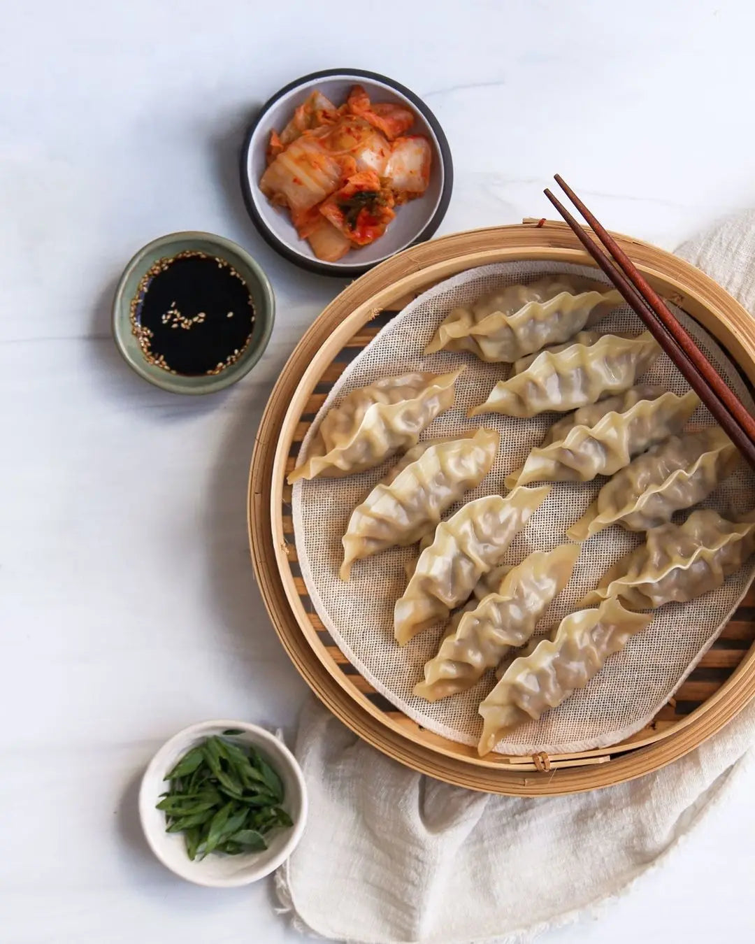 BIBIGO Dumpling mit Huhn und Gemüse Gyoza Mandu 0.6kg