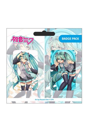 Hatsune Miku Ansteck-Buttons Doppelpack Set A