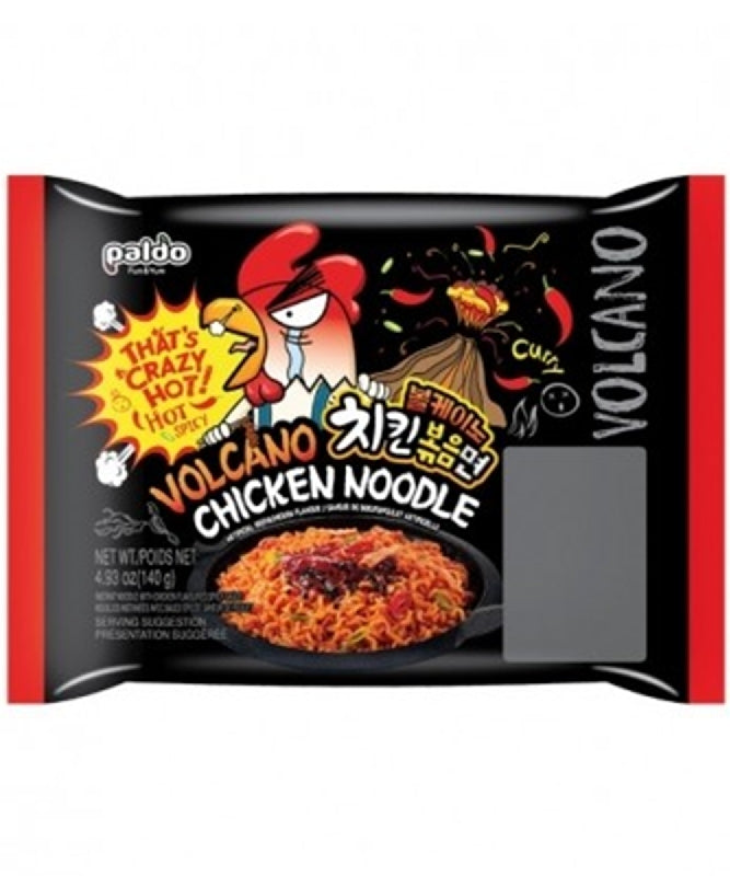 PALDO Instant Nudeln Volcano Huhn Scharf 140g