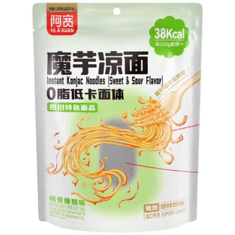 BAIJIA Instantnudeln Konjac Sweet & Sour 255g
