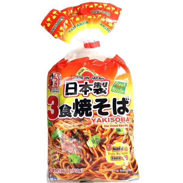 Yakisoba Sojasoßen Geschmack (3 Portionen) 0.51kg