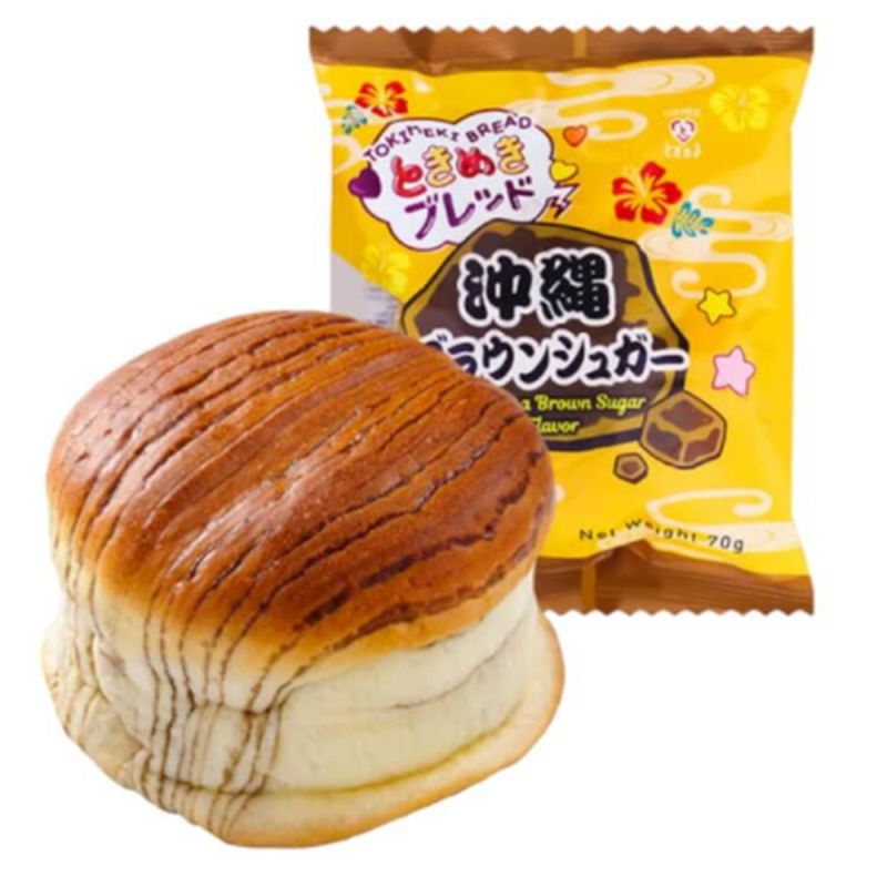 TOKIMEKI Okinawa Brauner Zucker Brötchen 70g