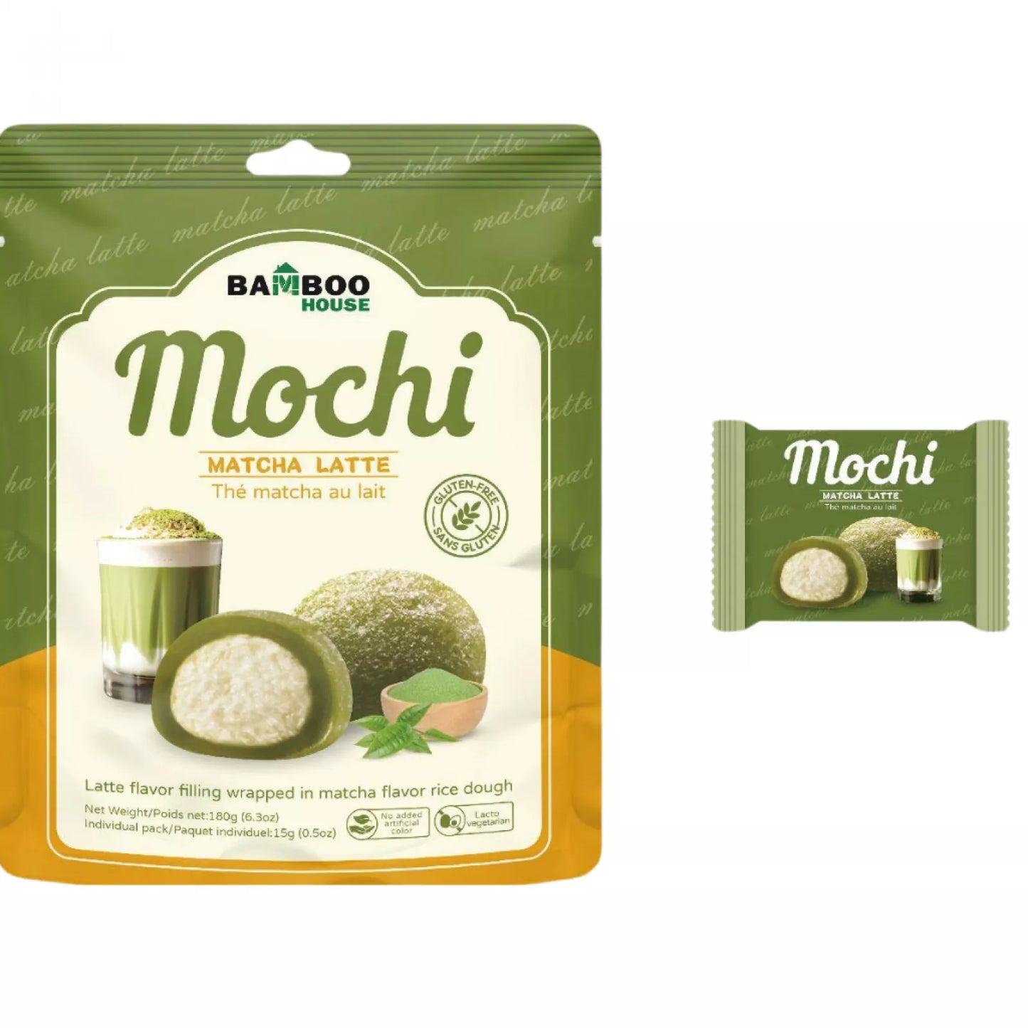 BAMBOO HOUSE Matcha Latte Mochi 180g