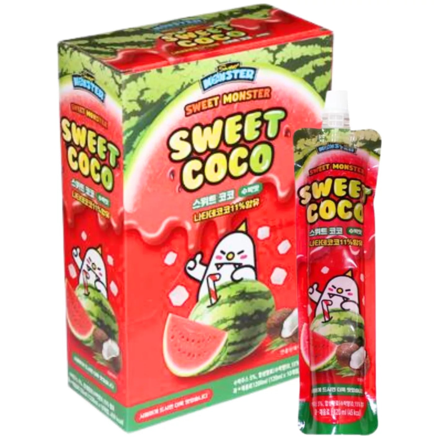 SWEET MONSTER Wassermelonen-Kokos-Gelee 70g