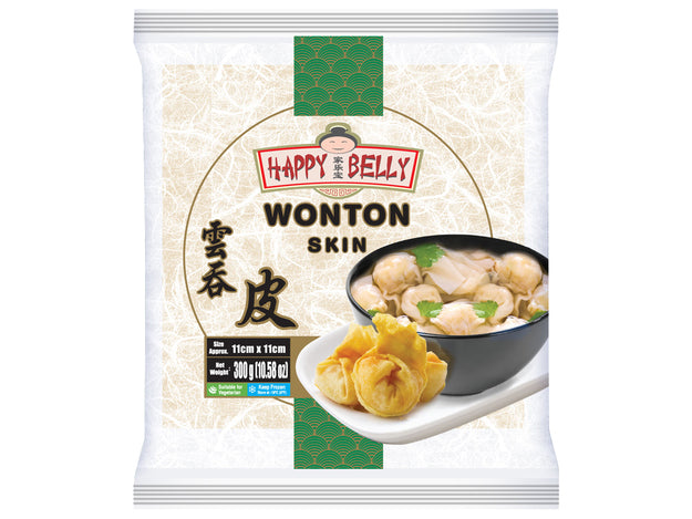 HAPPY BELLY Teigblätter für Wantan 11 cm 300g