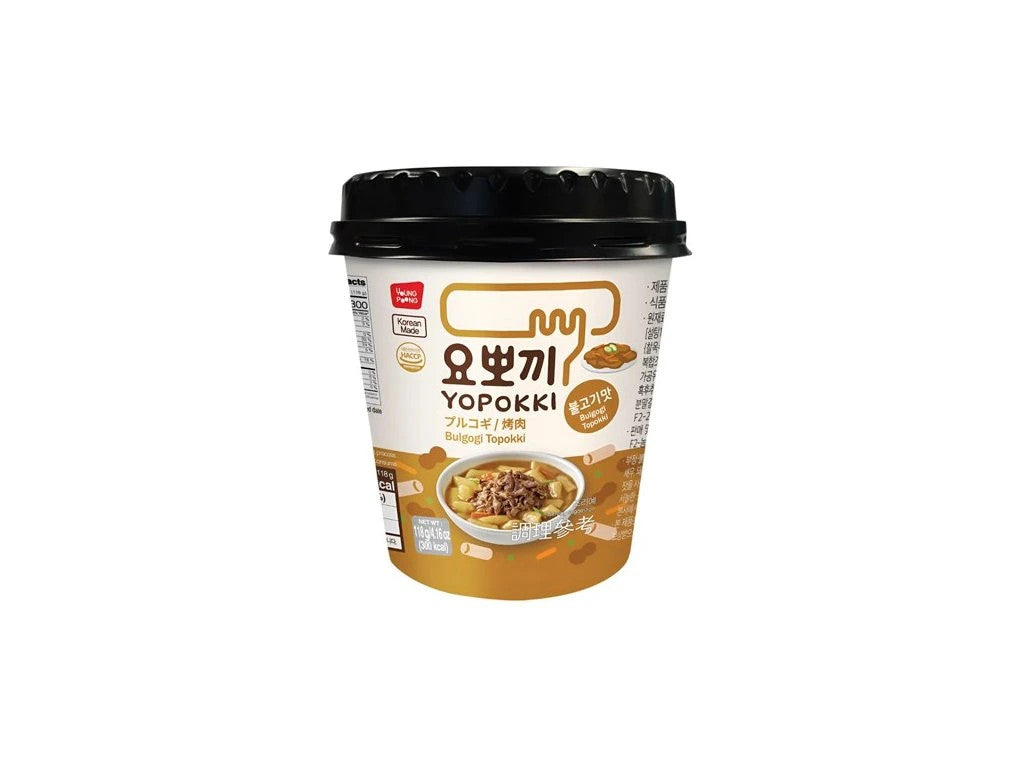 Yopokki Topokki Bulgogi Rindfleischbecher 118g