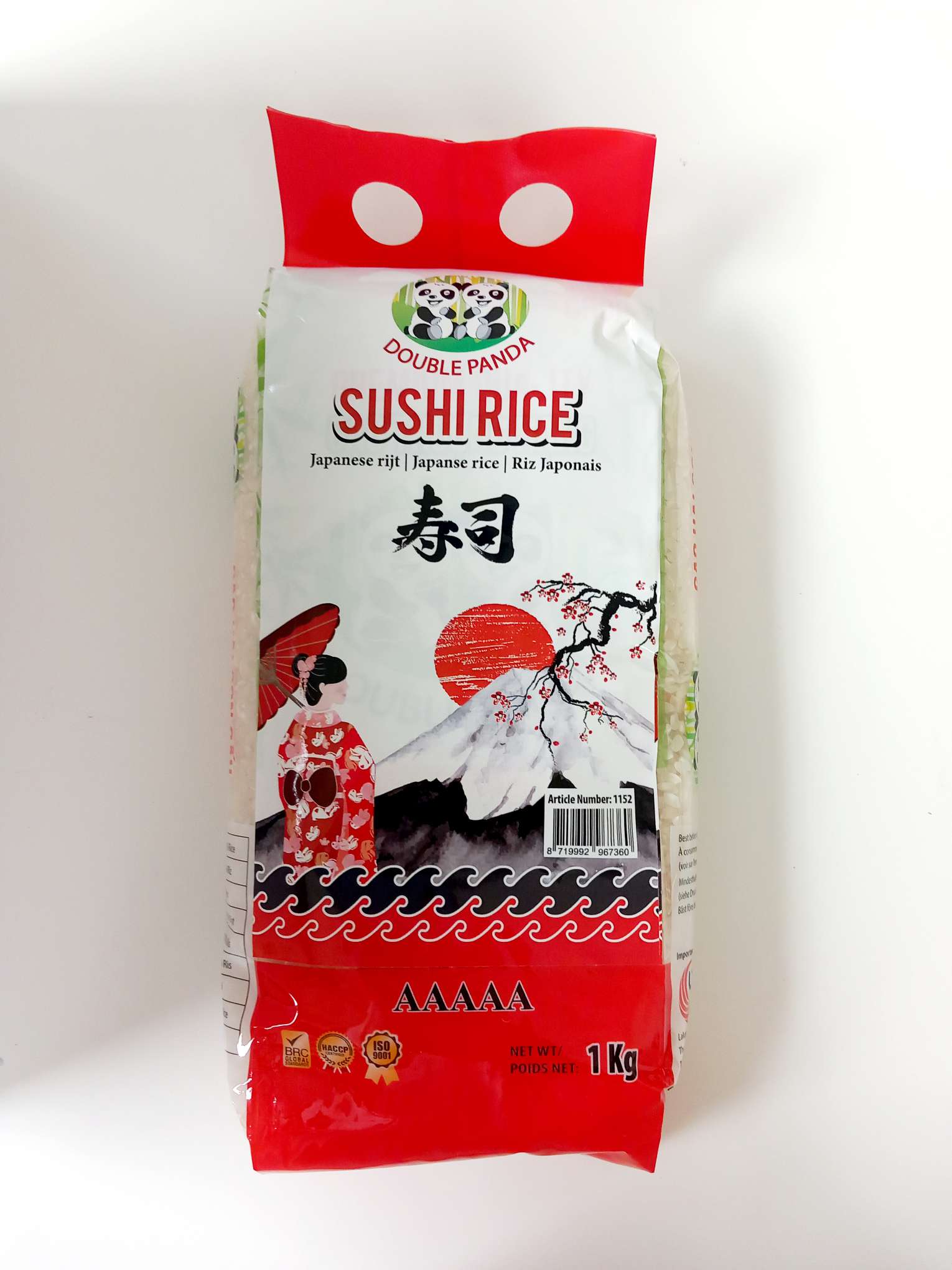 DOUBLE PANDA Sushi Rice 1kg VN