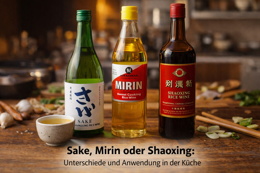Sake, Mirin oder Shaoxing: Unterschiede und Anwendung in der Küche