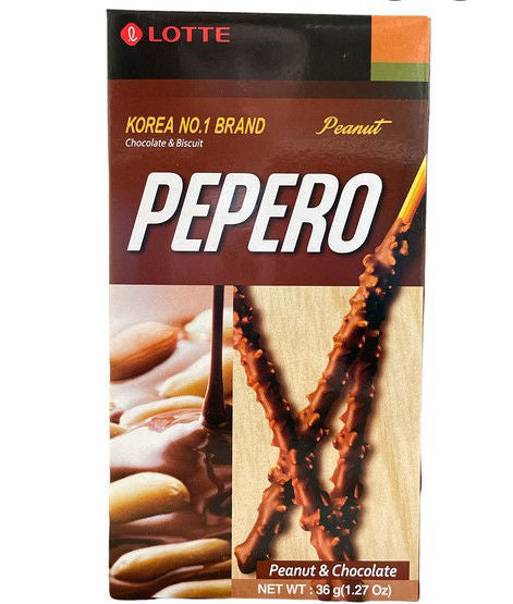 LOTTE Pepero Biscuit Stick Erdnuss 39g