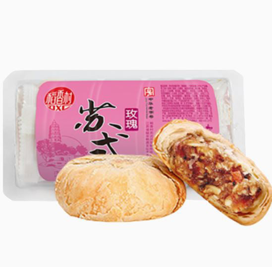 DAOXIANGCUN Chinesisches Gebäck mit Rosenblättern 200g