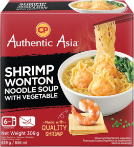 CP AUTHENTIC ASIA Shrimp Wonton Nudelsuppe mit Gemüse 309g
