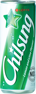 LOTTE Chilsung, Erfrischungs Getränk mit Zitrone und Limette 250ml
