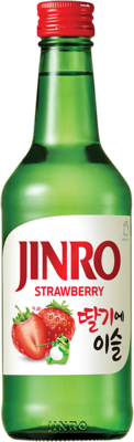 JINRO Soju, Chamisul Strawberry, 13% vol 350ml