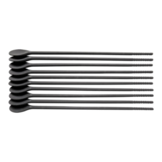 JADE TEMPLE Silikon Essstäbchen mit Löffel, 5 Paar im Beutel, Länge 27,9 cm