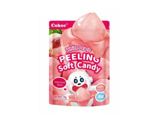 COKOC Schälbare Gummibärchen weißer Pfirsich 75g