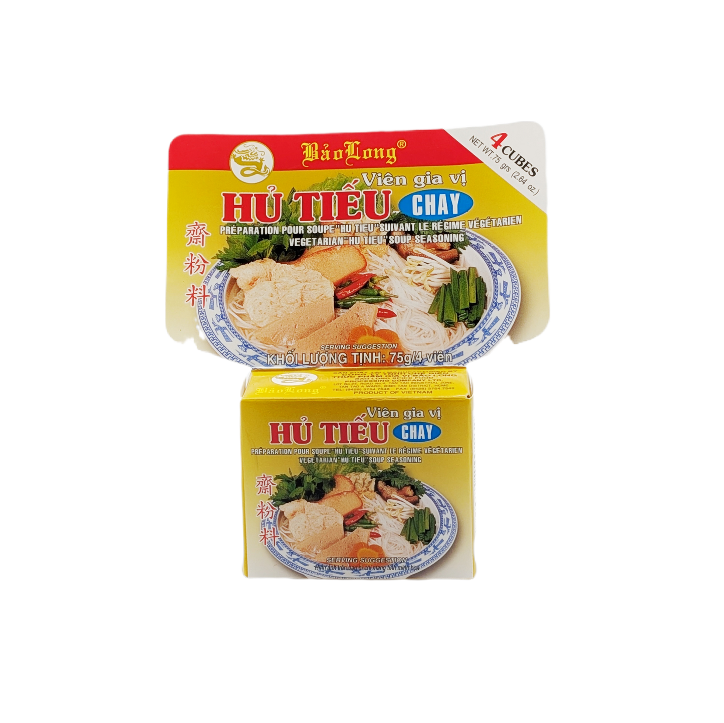 BAO LONG Vegane „Hu Tieu“-Suppenwürzmischung 75g