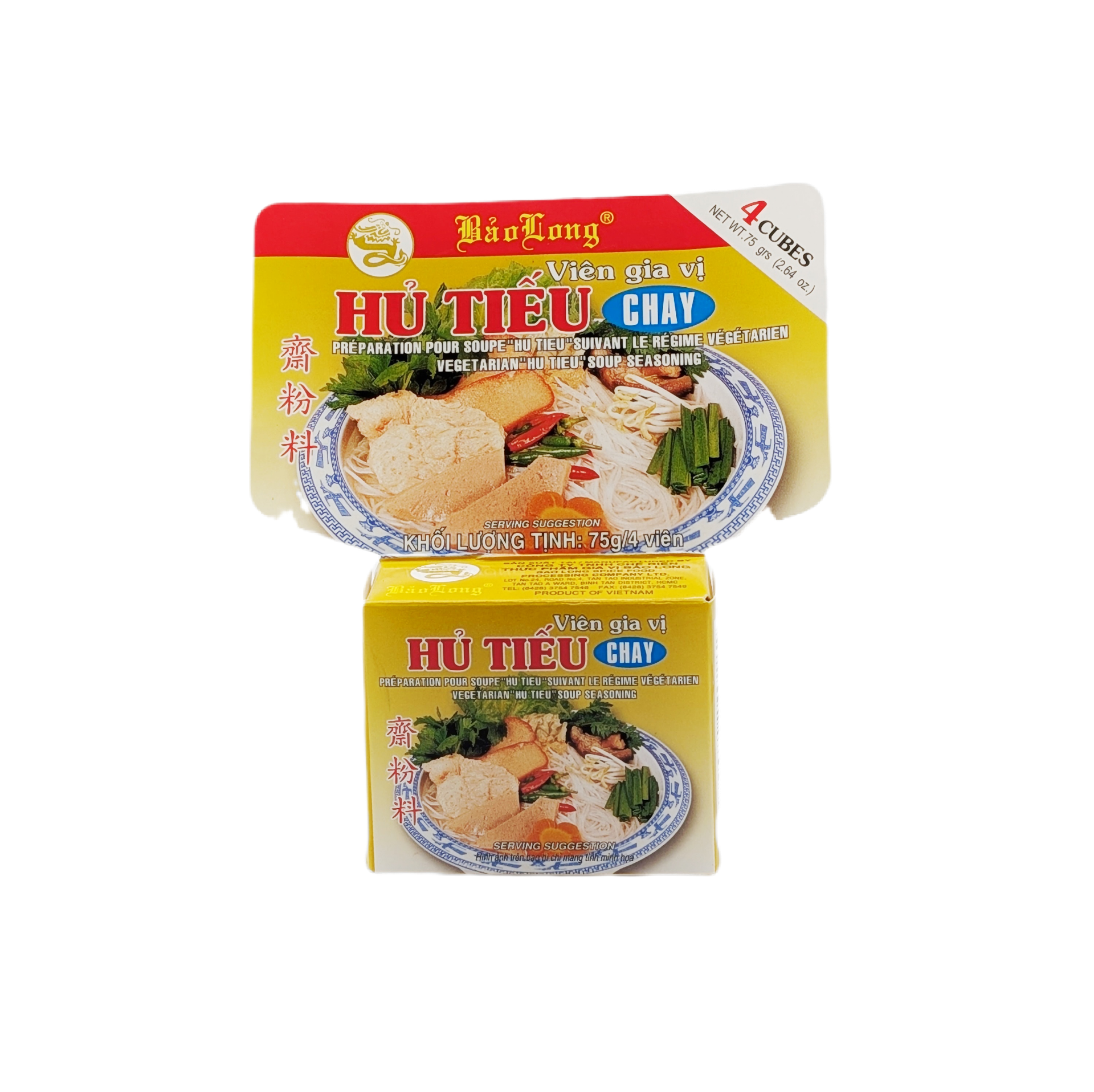 BAO LONG Vegane „Hu Tieu“-Suppenwürzmischung 75g