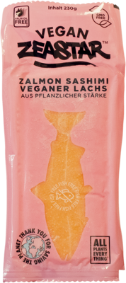 VEGAN ZEASTAR Veganer Lachs aus pflanzlicher Stärke 230g