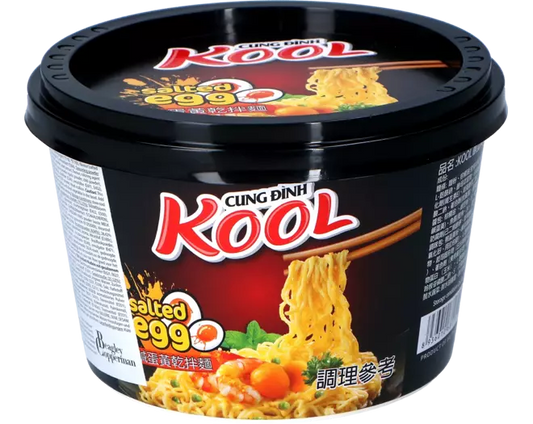 CUNG DìNH - KOOL BRAND Instantnudeln – Geschmack Gesalzenes Ei – Schüssel 90g