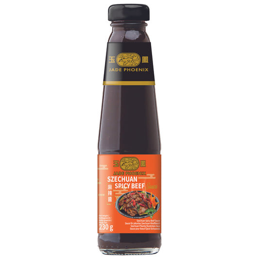 JADE PHOENIX Szechnuan Spicy Rindfleisch Soße 230g