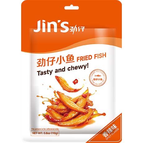 JINZAI Anchovis Snack Frittiert Hot & Spicy 110g