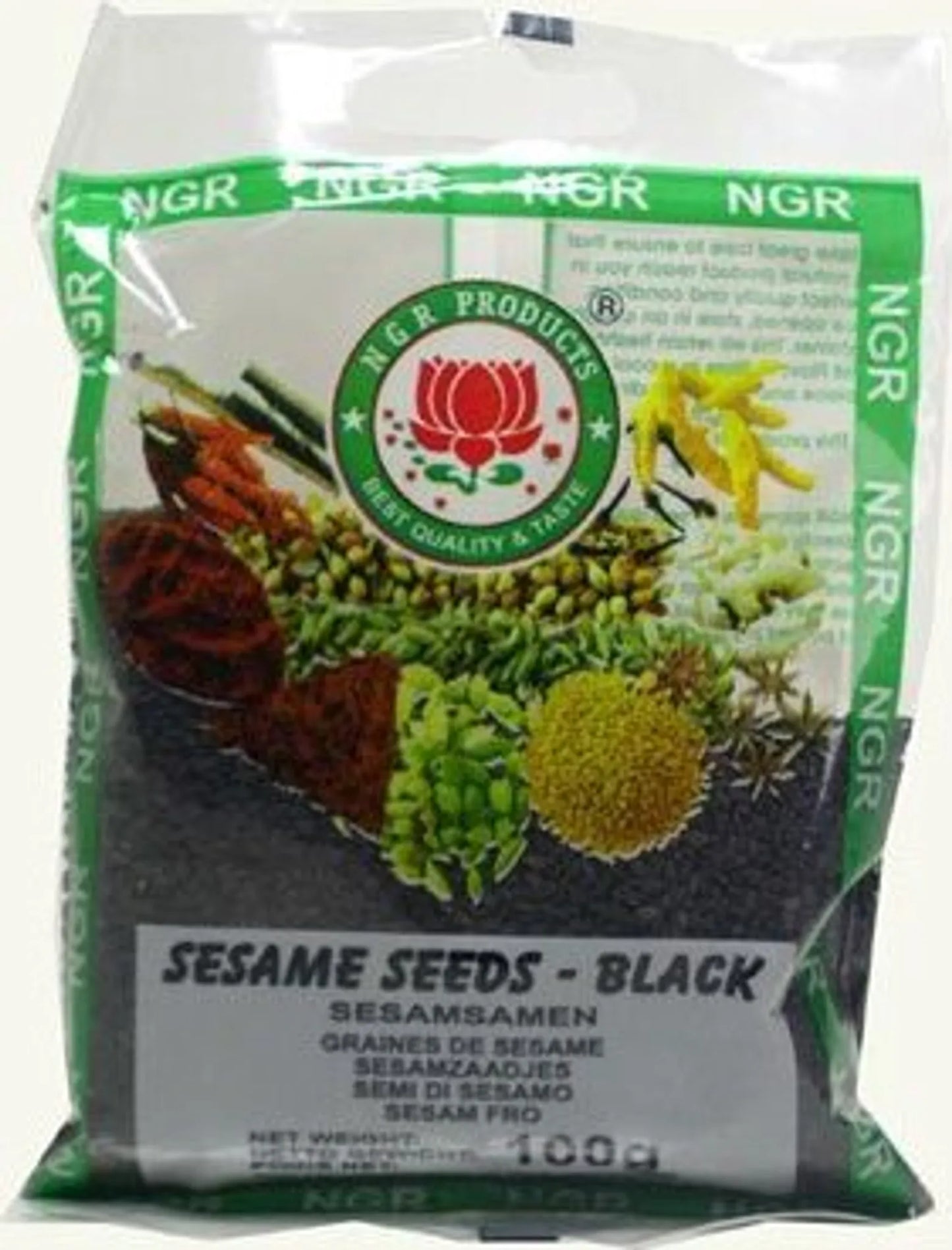 NGR Sesamsaat, schwarz 100g