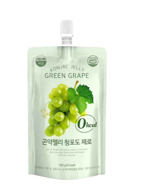 JAIM Konjak-Gelee mit grüner Traubengeschmack 150g