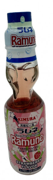 KIMURA GANSO RAMUNE STRAWBERRY 200ml