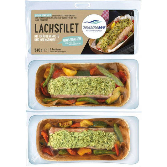  Lachs mit Kreuterkruste 500g