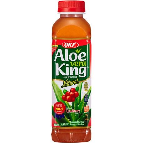 OKF Aloe Vera Getränk Cranberry 500ml