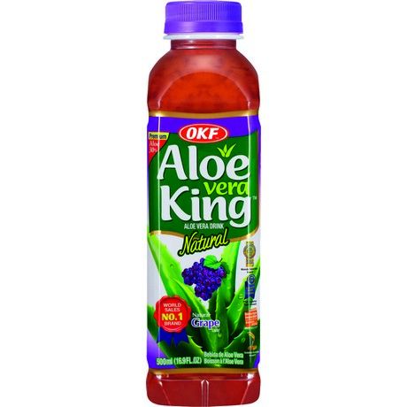 OKF Aloe Vera Getränk Traube 500ml