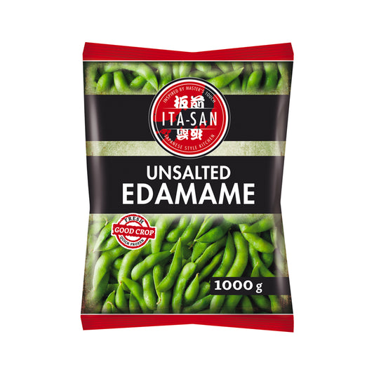 ITA-SAN Edamame, Sojabohnen in Schote ungesalzen, blanchiert 1kg