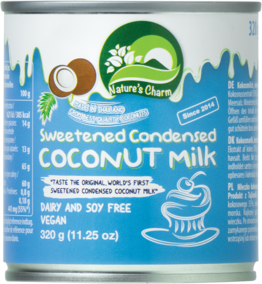 NATURES CHARM Kokosnussmilch, eingedickt und gesüßt 250ml