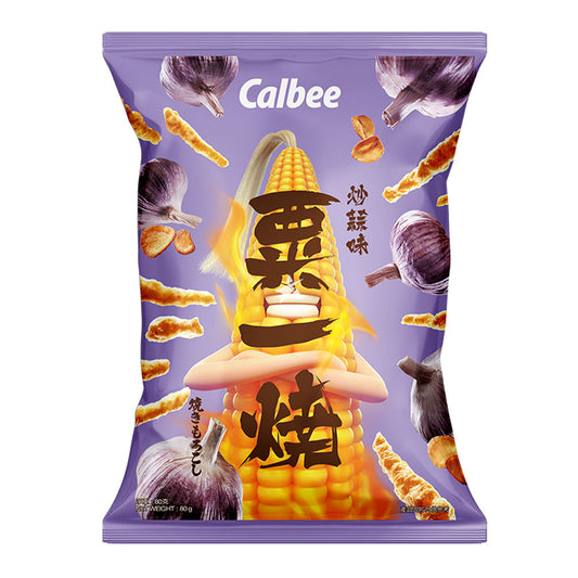 CALBEE A-Corn Sticks – Knoblauch-Geschmack 80g
