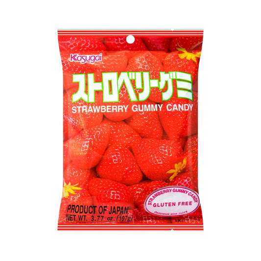 KASUGAI Fruchtgummi Erdbeergeschmack 102g